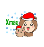 Bear Elly's Merry Christmas ~（個別スタンプ：1）