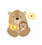 Warm Bear and Hedgehog（個別スタンプ：5）