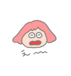 幸せな女の子や動物たち（個別スタンプ：10）