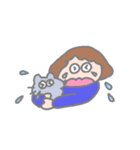 幸せな女の子や動物たち（個別スタンプ：15）