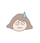 幸せな女の子や動物たち（個別スタンプ：16）