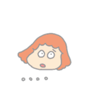 幸せな女の子や動物たち（個別スタンプ：17）