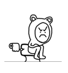 Bear Draw 1（個別スタンプ：4）