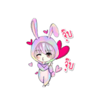 Ammieka bunny girl（個別スタンプ：3）