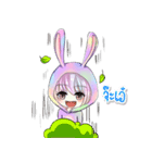 Ammieka bunny girl（個別スタンプ：12）