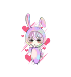 Ammieka bunny girl（個別スタンプ：13）