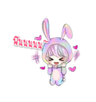 Ammieka bunny girl（個別スタンプ：17）