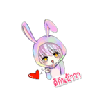 Ammieka bunny girl（個別スタンプ：21）