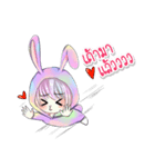 Ammieka bunny girl（個別スタンプ：27）