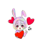 Ammieka bunny girl（個別スタンプ：31）