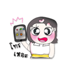 >>>My name is Mika.*_*（個別スタンプ：36）