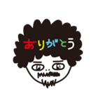 アフロのいまづ（個別スタンプ：1）