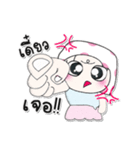 >>>My name is Mano. ^_^（個別スタンプ：9）