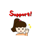 Abby - Worldwide（個別スタンプ：9）
