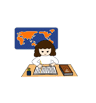 Abby - Worldwide（個別スタンプ：24）