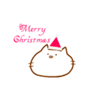 クリスマスもねこ（個別スタンプ：1）