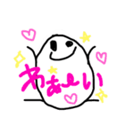 asa no oekaki tegakimoji（個別スタンプ：10）