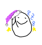 asa no oekaki tegakimoji（個別スタンプ：27）