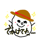 asa no oekaki tegakimoji（個別スタンプ：38）