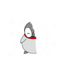 the little penguin（個別スタンプ：8）