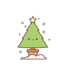 Christmas tree and Fat cat（個別スタンプ：1）