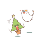 Christmas tree and Fat cat（個別スタンプ：11）