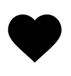 ハートだけ（個別スタンプ：5）