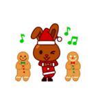 動く！チョコうさぎのクリスマス●8（個別スタンプ：19）