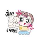 >>>My name is Mo. ^_^（個別スタンプ：9）