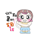 >>>My name is Mo. ^_^（個別スタンプ：14）