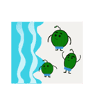 Watermelon Grandpa and Grandma（個別スタンプ：14）