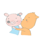 DOGGY love PIGGY（個別スタンプ：16）