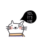 Love me love my cat, Pete (Animated,Eng)（個別スタンプ：1）