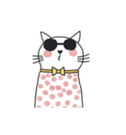 Love me love my cat, Mink (Animated,De)（個別スタンプ：20）