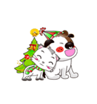 Boo and Boomer in Christmas（個別スタンプ：1）