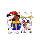 Boo and Boomer in Christmas（個別スタンプ：4）