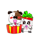 Boo and Boomer in Christmas（個別スタンプ：7）