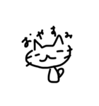 手描きのゆるい猫（個別スタンプ：2）