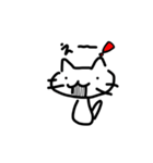 手描きのゆるい猫（個別スタンプ：4）