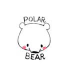 Polar bears English ver.（個別スタンプ：1）