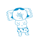 The obese siblings daily - First version（個別スタンプ：16）