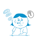 The obese siblings daily - First version（個別スタンプ：29）