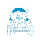 The obese siblings daily - First version（個別スタンプ：32）