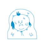 The obese siblings daily - First version（個別スタンプ：34）