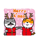 MeowMe Friends-Merry Christmas-New Year（個別スタンプ：3）