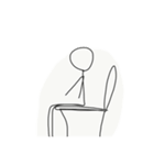 凄いのか凄くないのかよくわからない棒人間（個別スタンプ：29）