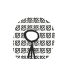 凄いのか凄くないのかよくわからない棒人間（個別スタンプ：36）