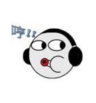 Ball Ball Face（個別スタンプ：7）