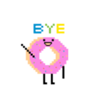 Donut pixel life（個別スタンプ：1）