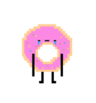 Donut pixel life（個別スタンプ：2）